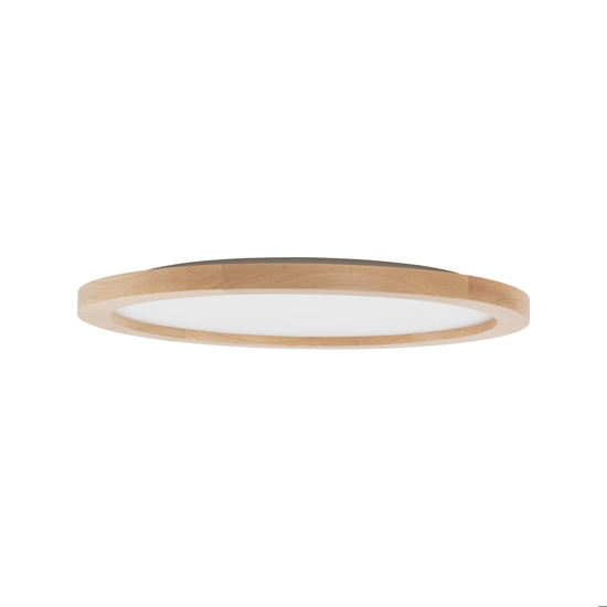 Plafoniera da bagno scandinava 36w led cct in legno