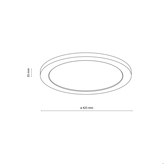 Plafoniera da bagno scandinava 36w led cct in legno