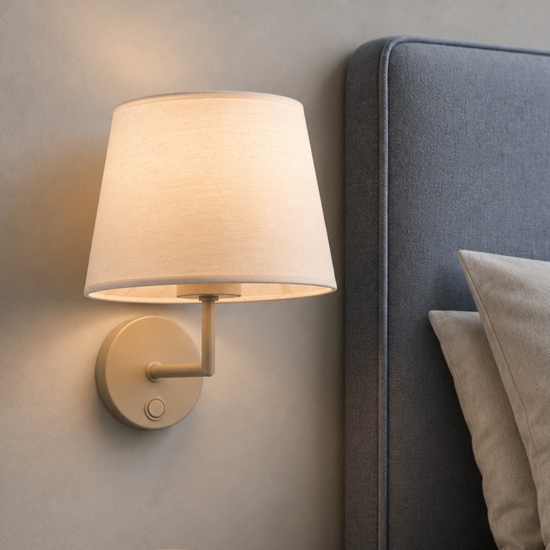 Applique sabbia da comodino per camera da letto