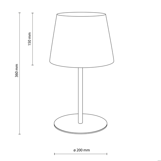 Abatjour lampada da comodino sabbia con paralume per camera da letto moderna