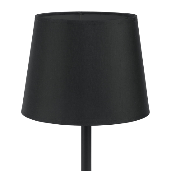 Abat-jour nera moderna per comodini camera da letto