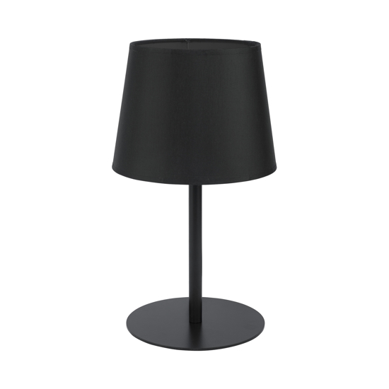Abat-jour nera moderna per comodini camera da letto