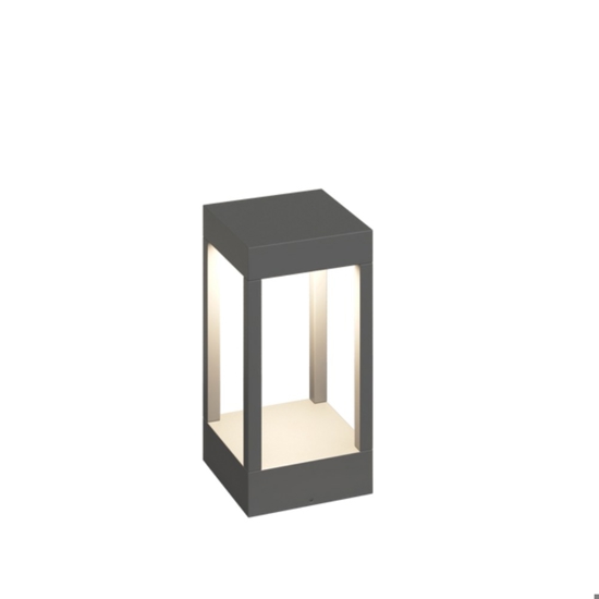 Top light lampioncino da giardino monaco antracite led 10w 3000k ip54