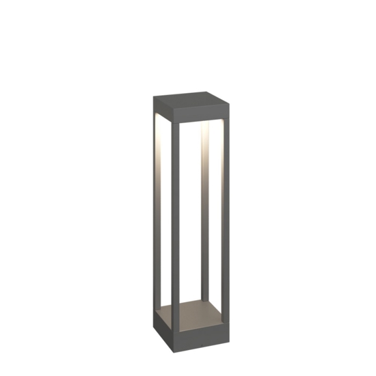 Top light lampione da esterno monaco antracite moderno led 10w 3000k