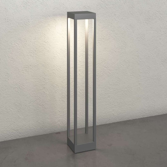 Lampione da giardino moderno antracite led 10w 3000k top light monaco