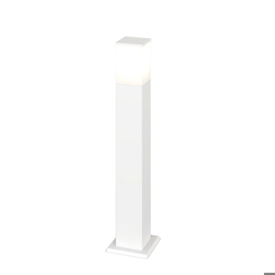 Top light lampione da giardino nizza moderno bianco ip44