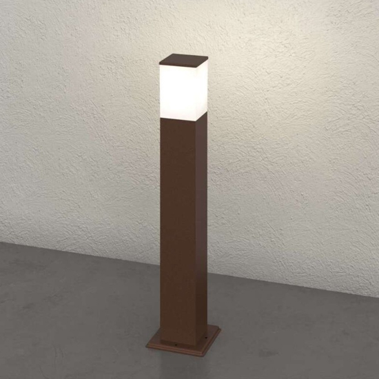 Lampione corten da giardino moderno nizza top light