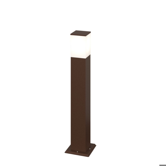 Lampione corten da giardino moderno nizza top light