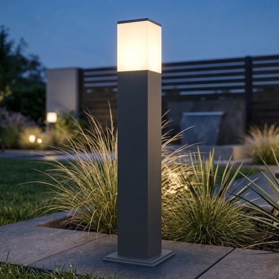 Top light nizza lampione antracite da giardino