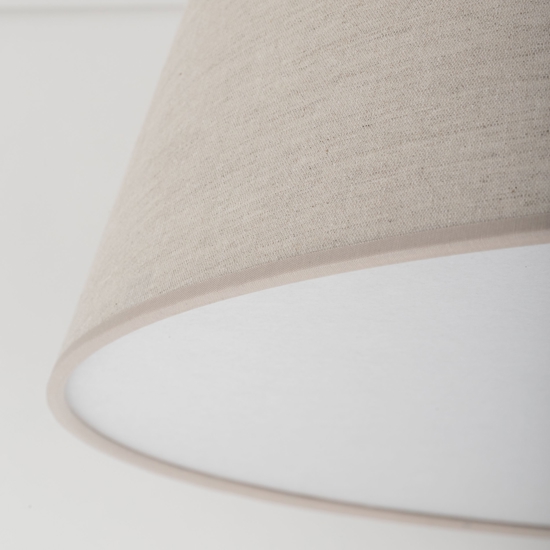 Plafoniera per camera da letto cono di tessuto da soffitto