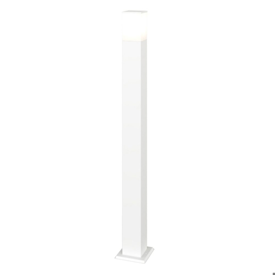 Top light nizza lampione da giardino moderno bianco ip44