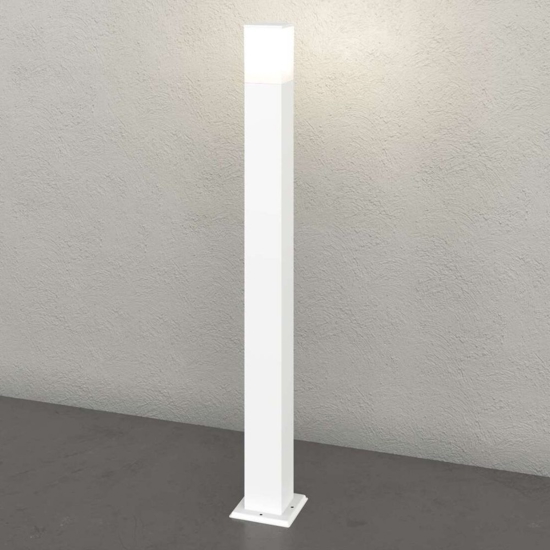 Top light nizza lampione da giardino moderno bianco ip44