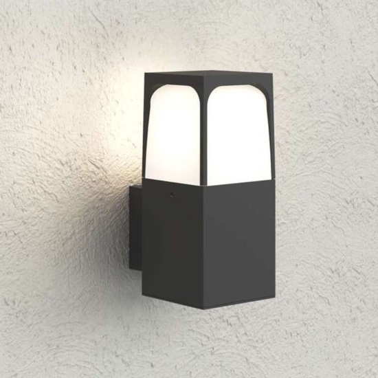 Top light york applique da esterno moderna antracite ip54