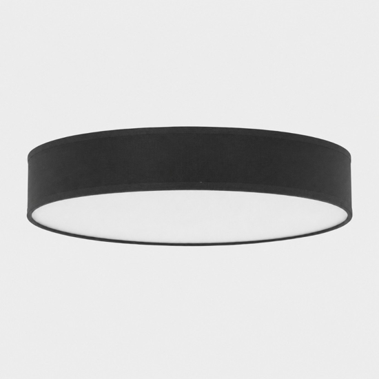 Plafoniera di tessuto 45 cm cilindro da soffitto per camera da letto