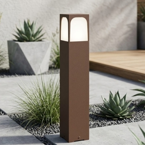 Top light york lampioncino da giardino corten ip54