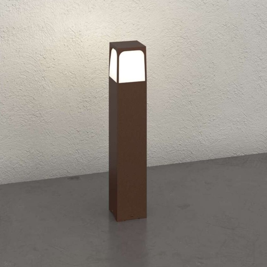 Top light york lampioncino da giardino corten ip54