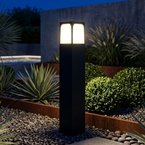 Top light lampione da giardino york moderno antracite ip54