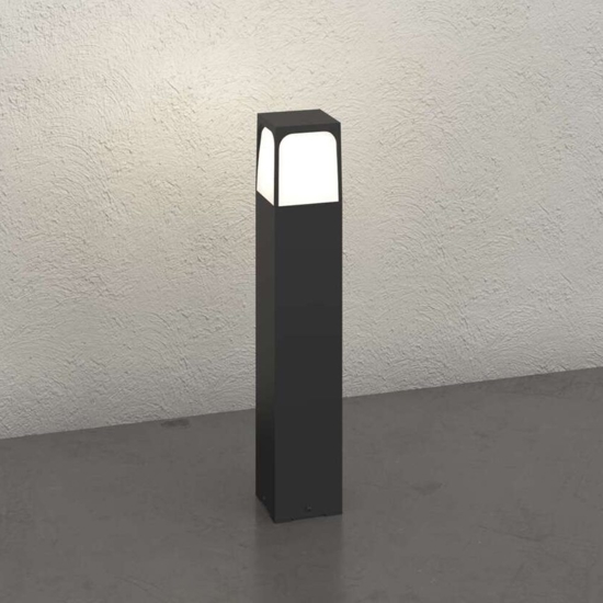 Top light lampione da giardino york moderno antracite ip54