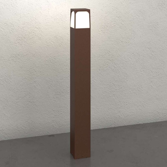 Lampione da esterno corten moderno top light york