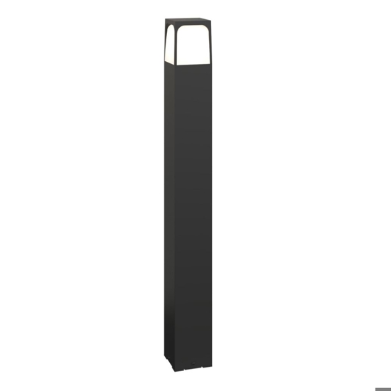 Top light lampione york da giardino 80cm moderno antracite