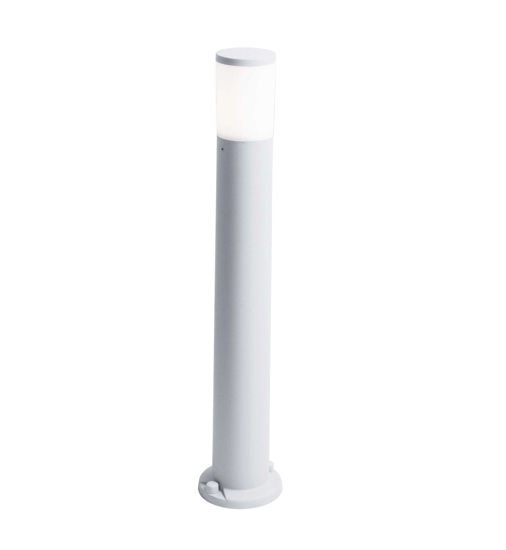 Top light lampione loano bianco da giardino moderno anti corrosione