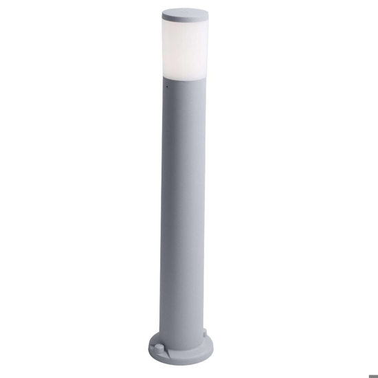 Top light loano lampione grigio per giardino moderno anti corrosione