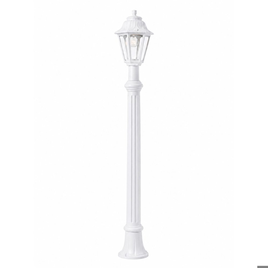Top light asti lampione da giardino design lanterna bianca
