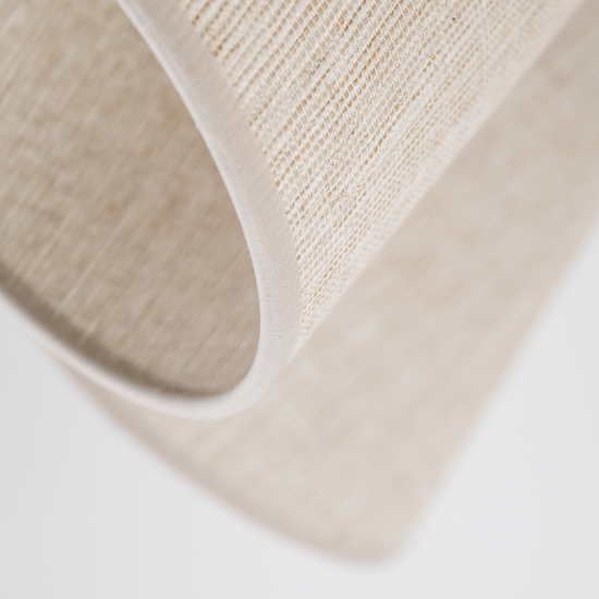 Plafoniera di legno paralumi in lino stile scandinavo per camera da letto