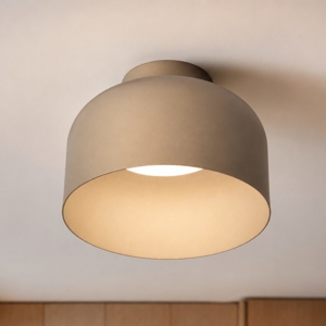 Vivida plafoniera da soffitto bottone sabbia led dimmerabile con telecomando 22cm