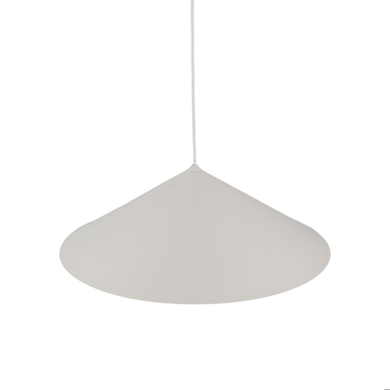 Lampadario a sospensione cono di metallo champagne 50 cm per tavolo cucina