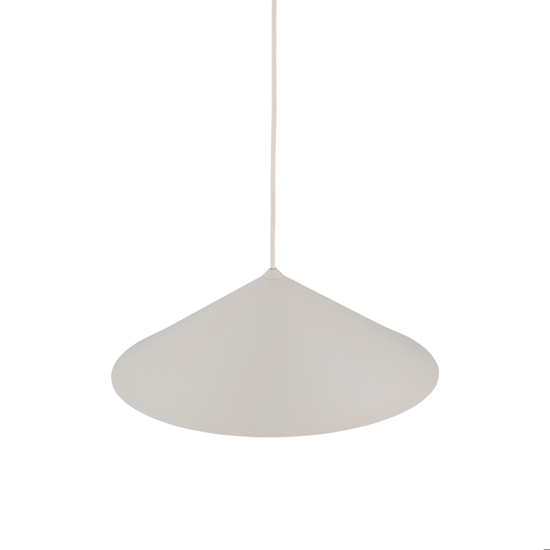 Lampadario cono 40 cm sospensione champagne per tavolo cucina moderna