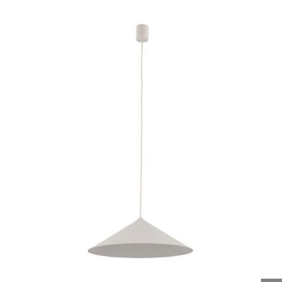 Lampadario cono 40 cm sospensione champagne per tavolo cucina moderna
