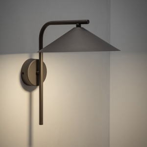 Applique cono marrone da parete gx53