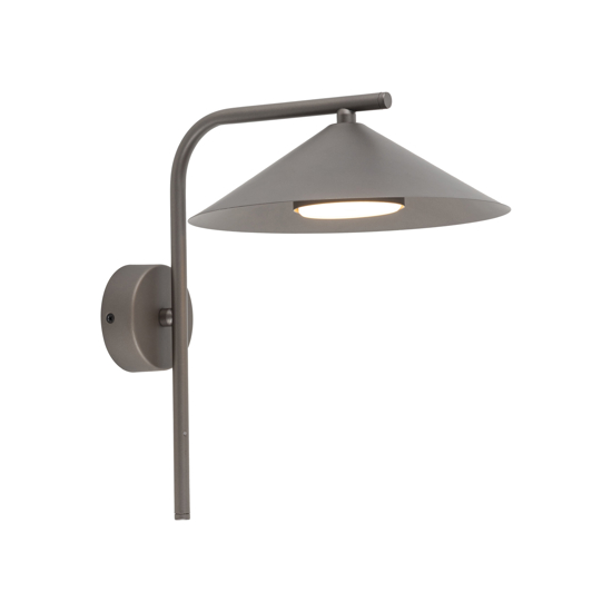 Applique cono marrone da parete gx53