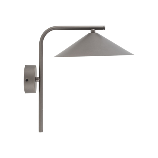 Applique cono marrone da parete gx53