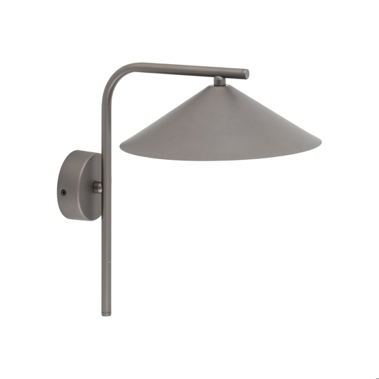 Applique cono marrone da parete gx53