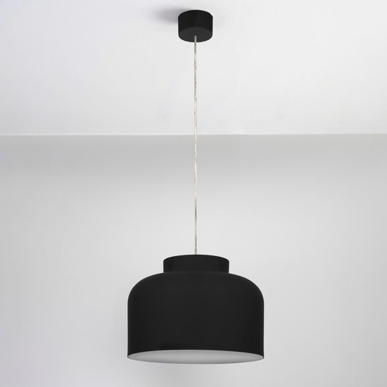 Vivida bottone lampadario da cucina dimmerabile nero biemissione con telecomando