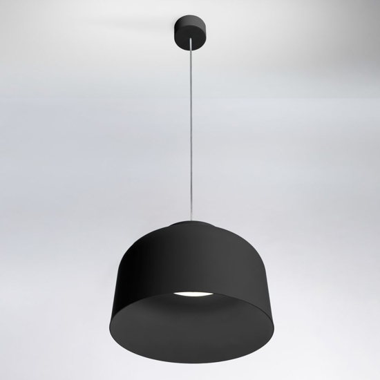 Vivida bottone lampadario da cucina dimmerabile nero biemissione con telecomando