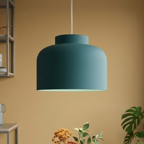 Vivida bottone petrolio lampadario per cucina moderna led dimmerabile con telecomando