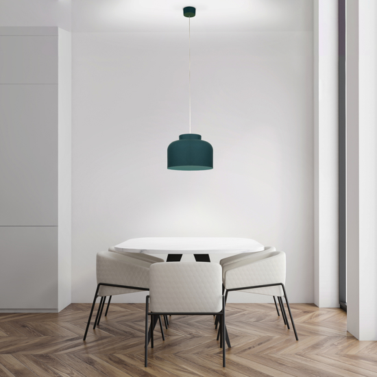 Vivida bottone petrolio lampadario per cucina moderna led dimmerabile con telecomando