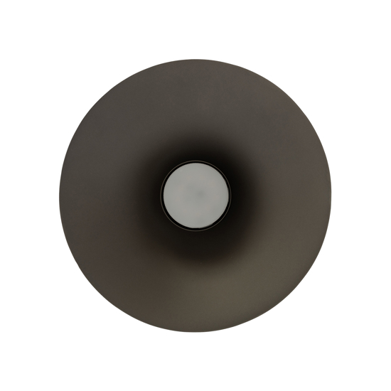 Applique a braccio lungo marrone orientabile con interruttore per illuminazione tavolo