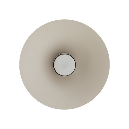 Applique da parete a braccio lungo orientabile cono champagne con interruttore