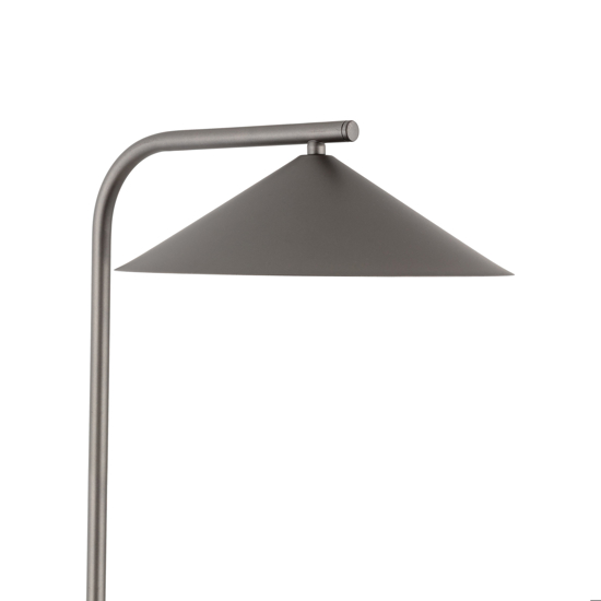 Piantana marrone da lettura design cono per salotto
