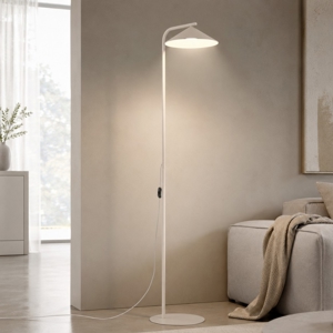 Piantana design minima metallo champagne