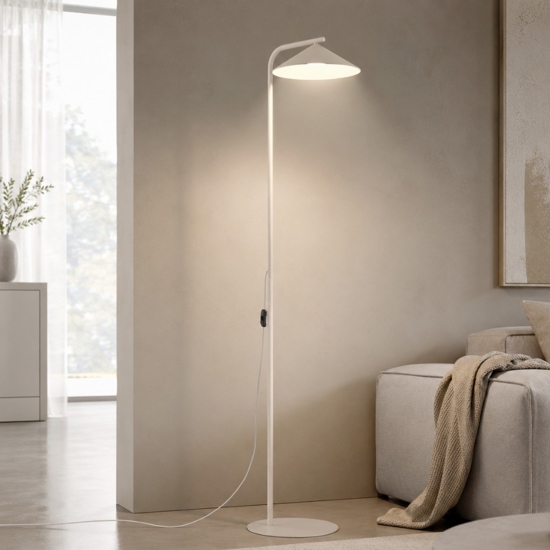 Piantana design minima metallo champagne