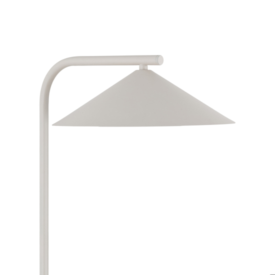 Piantana design minima metallo champagne