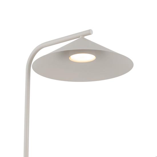 Piantana design minima metallo champagne