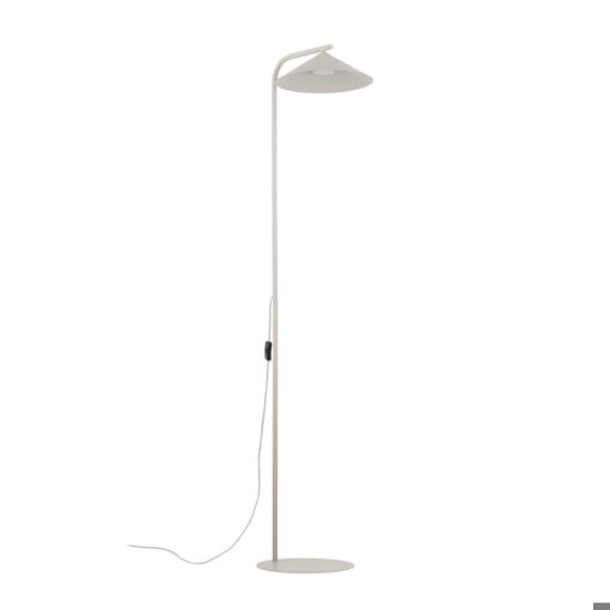Piantana design minima metallo champagne
