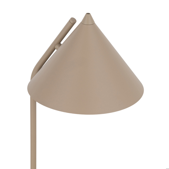 Lampada da tavolo design moderna sabbia cono di metallo