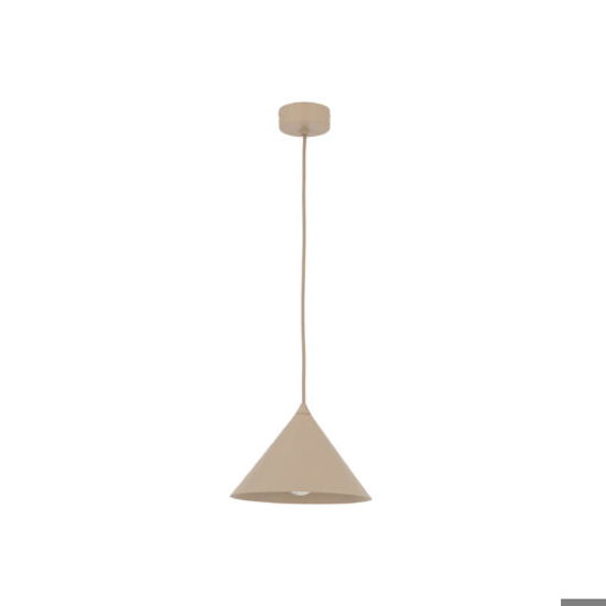 Lampada a sospensione cono 21 cm sabbia per cucina